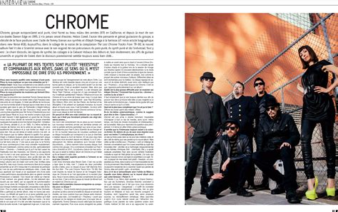 The New Noise Magazine France Chrome Interview By Yanick Blay Monet