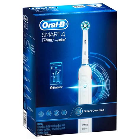 Oral B Smart 4 4000 White Power Electric Toothbrush - 澳洲生活网