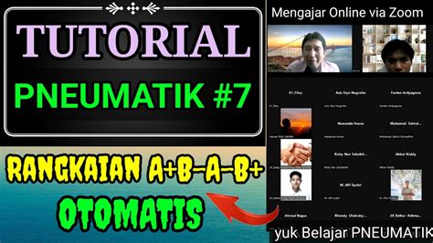 Tutorial Pneumatik Rangkaian Pneumatik Silinder Pakai Fluidsim