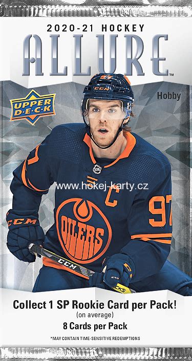 2020 21 Upper Deck Allure Hockey Hobby Balíček Hokej Karty Cz