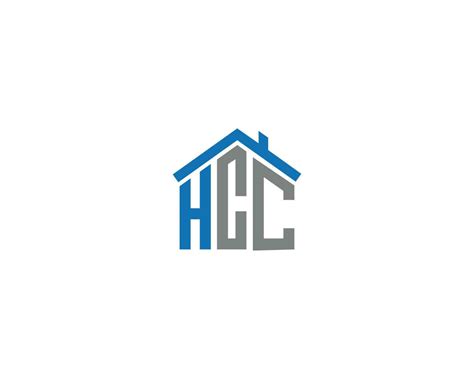 Letter HCC Initial Home House Logo Design. Vector illustration of HCC ...