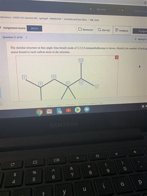 HW Chlo Statesboro CHEM 1151 Section KA Spring Chegg