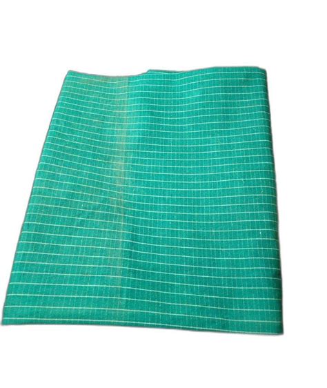 PE Laminated Woven Green Cotton Canvas Tarpaulin Thickness 4mm Size