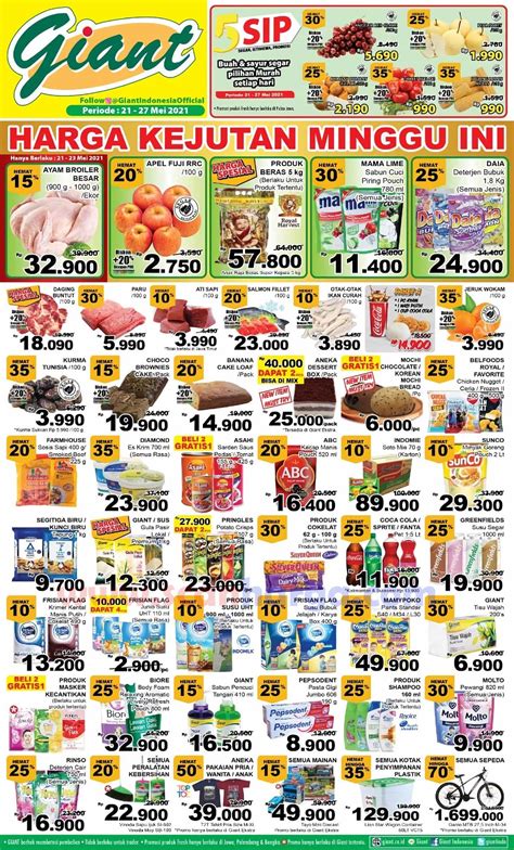 Promo Giant Weekday Terbaru Diskon Juni 2023 Scanharga