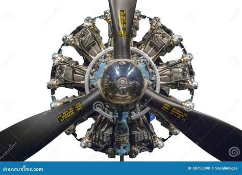 Radial Aircraft Engine Royalty-Free Stock Photo | CartoonDealer.com ...