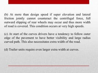 Widening Of Curve Ppt