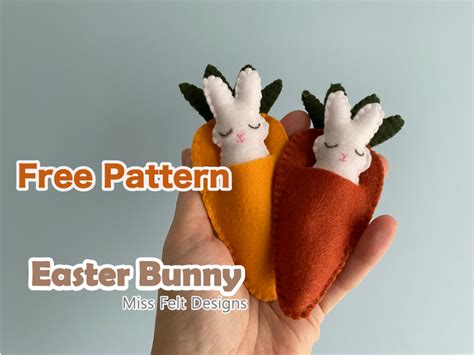 Free Pattern And Step By Step Video Tutorial Easter Bunnies Miss