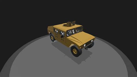 SimplePlanes | Humvee Gen Kill Armoured Turret