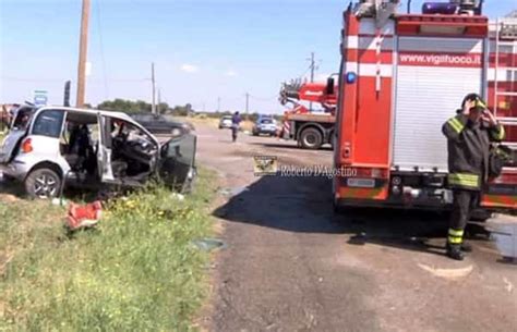 Foggia Incidente Stradale In Via Ascoli Tre Morti Foto Da Foggiatoday