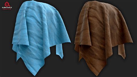 ArtStation - 10 Fabric Smart Materials (Substance Painter) | Game Assets