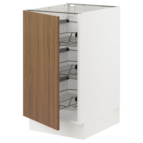 Sektion Base Cabinet With Wire Baskets Ikea