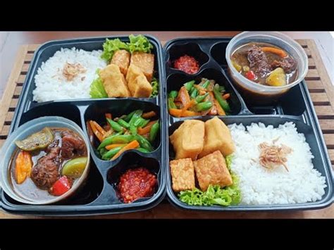 INSPIRASI MENU NASI BOX RESEP ASEM ASEM DAGING KHAS DEMAK CAH