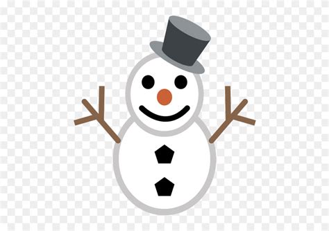 Snowman Emoji Transparent Clipart (#5200453) - PinClipart