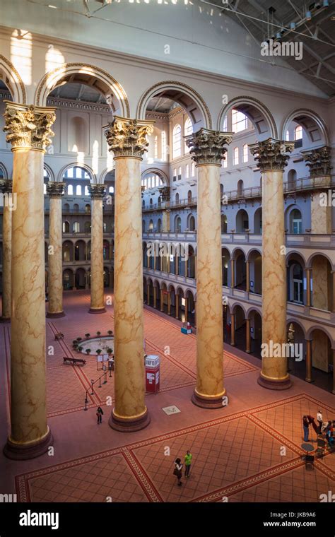 USA, Washington DC, National Building Museum, interior Stock Photo - Alamy