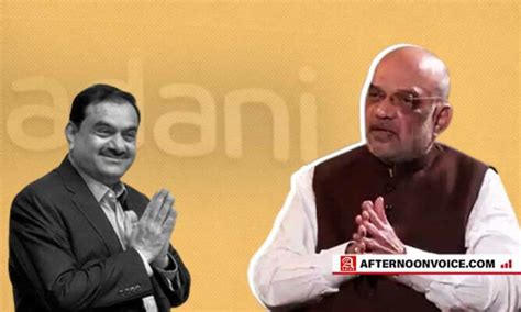 Amit Shah Breaks Silence On Gautam Adani Hindenburg Controversy