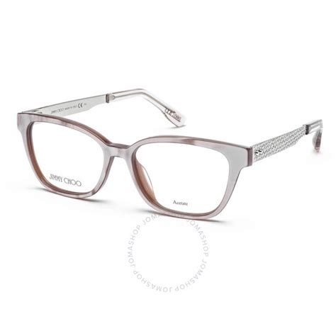 Jimmy Choo Ladies Pink Square Eyeglass Frames Jc160 0fwm 51 716736022048 Eyeglasses Jomashop