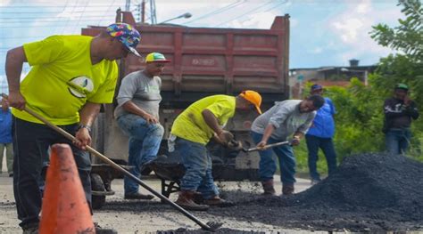 Colocan M S De Toneladas De Asfalto En El Municipio Santiago Mari O