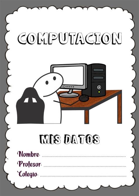 Caratula De Computacion Para Ninos Y Ninas Images