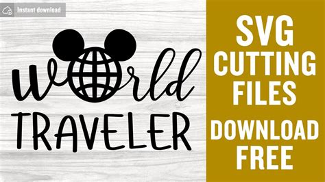 World Traveler Svg U Epcot Svg U Original Cut File U