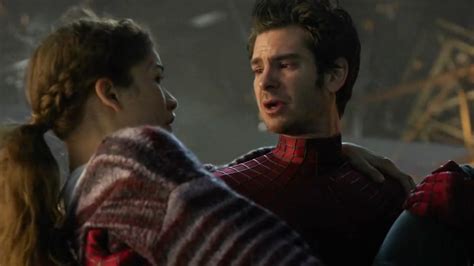 Cena Protagonizada Por Zendaya E Andrew Garfield Em Homem Aranha Sem