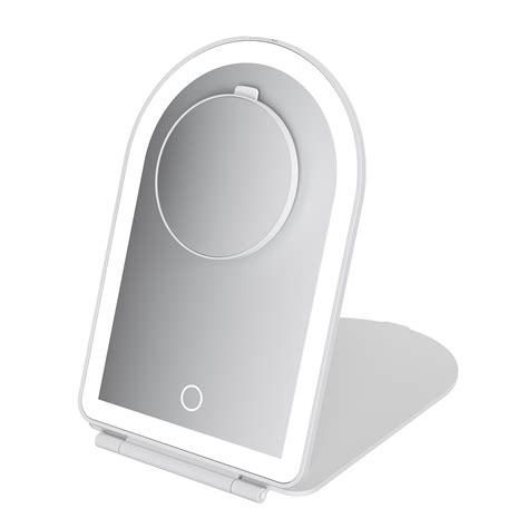 Travel Makeup Mirror with Lights | Portable Folding LED Mirrors