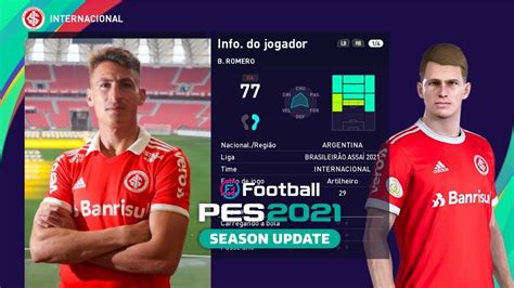 Editar Face Habilidades B Romero Internacional Pes Copia De Base