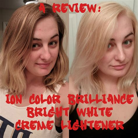 How To Use Ion Color Brilliance Bright White Creme Lightener To Lighten Your Hair A Review