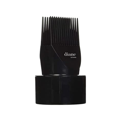 Diane Blow Dryer Comb Attachment Black D27wn2 Snap On Fits Most Dryers With 2 Barrels