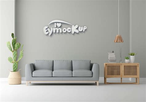 Sofa Room Logo Mockup