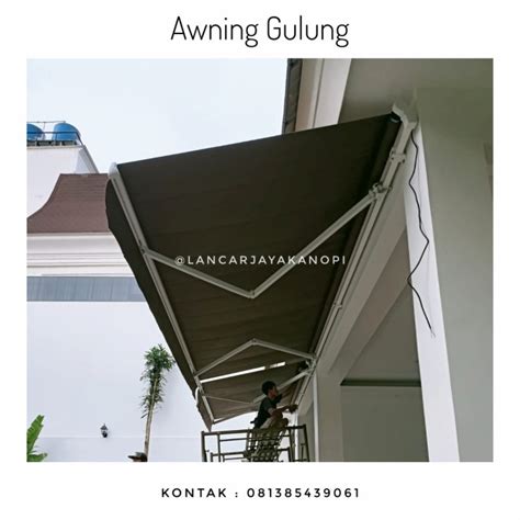 Jual Awning Gulung Kanopi Lipat Manual Dan Otomatis Jakarta Selatan