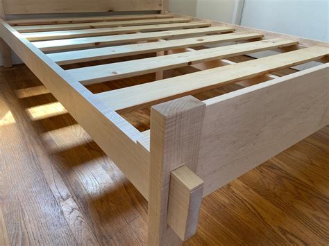 Bed Frame Plans Japanese Joinery Queen Bed Plans Bed - Etsy Canada