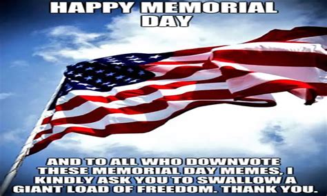 Creative Ways to Share Your Gratitude on Memorial Day with Flag Memes ...