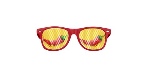 Chili Pepper Retro Sunglasses Zazzle