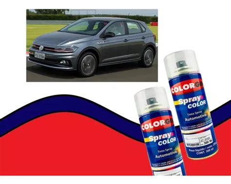 Tinta Spray Automotivo Cinza Platinum Vw Verniz Ml Mercadolivre