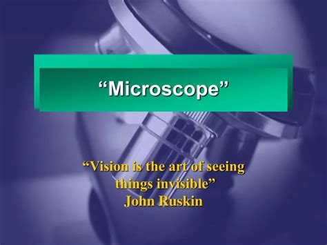 Ppt “microscope” Powerpoint Presentation Free Download Id9557646