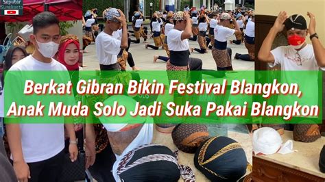 Gibran Nguri Nguri Budaya Bikin Festival Blangkon Ganjar Jadi