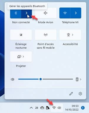 Windows 11 Accès facilité aux paramètres Bluetooth Médiaforma