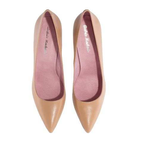 Venta Zapatos Tacon Color Nude En Stock