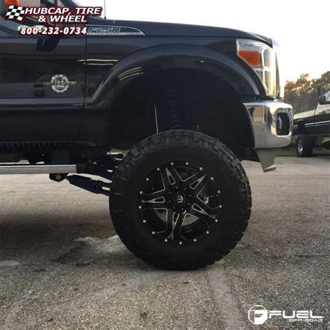 Ford F 250 Super Duty Fuel Full Blown D254 Gloss Black And Milled 0 X 0