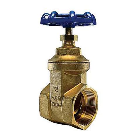 Thrifco Inch Fip Brass Gate Valve No Lead