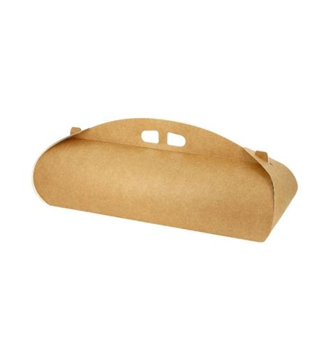 Kraft Paper Swiss Roll Cake Box 35x10x10cm 25 Units