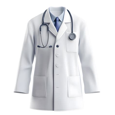 An Elegant 3d Doctor Coat With A Modern Fit And Realistic Material