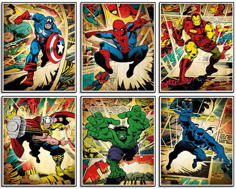 Avengers Comic Poster