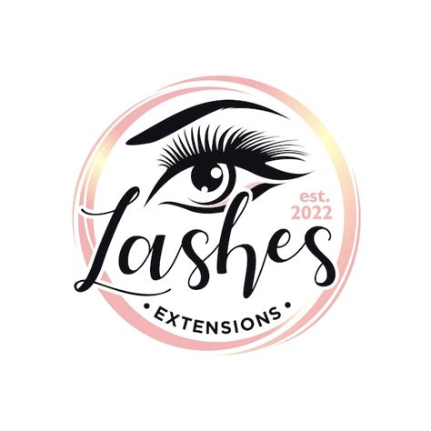 Premium Vector Eyelash Extension Logo Design Vector Template