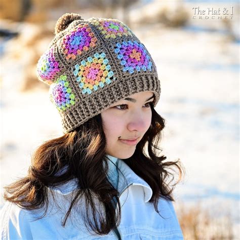 Crochet A Grannys Square Dance Slouchy Designed By Marken Of The Hat