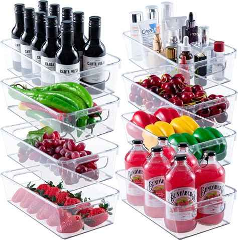 8 pack Refrigerator Organizer Bins Only $22.99