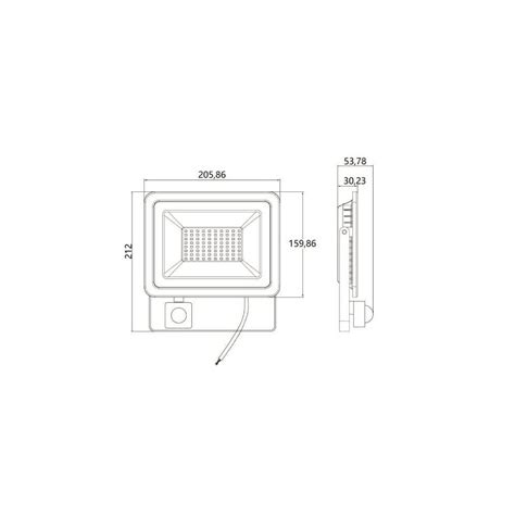 Foco Led Sensor W Slim K Luckyled