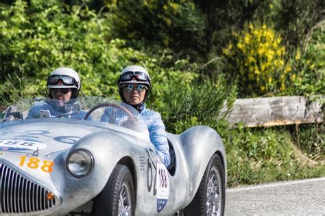 Stanguellini Hardtop Ala D Oro On An Old Racing Car In Rally