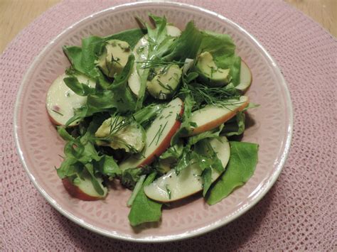 Groene Salade Met Appel En Avocado Lekker Tafelen