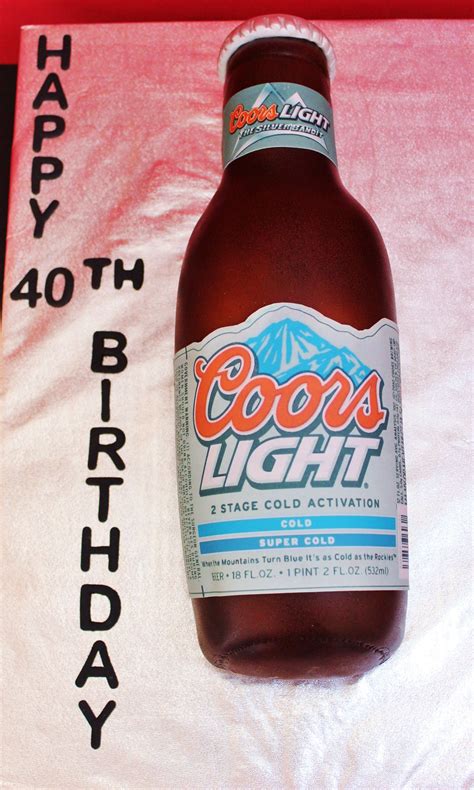 Coors Light Beer Cake